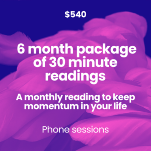 6 Month Package of 30 Minute Readings